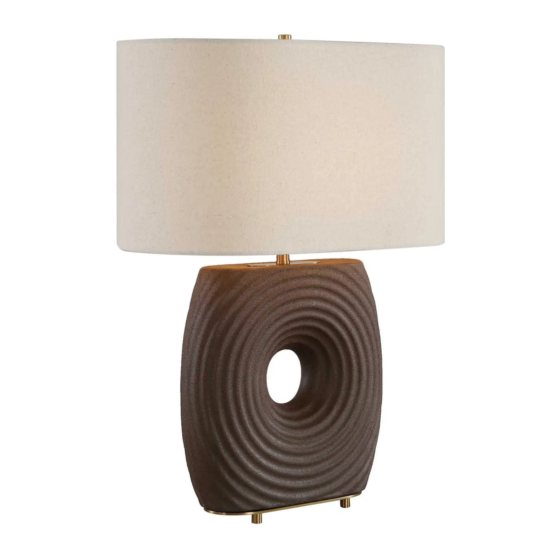 UTTERMOST Geno Concentric Ribbed Table Lamp