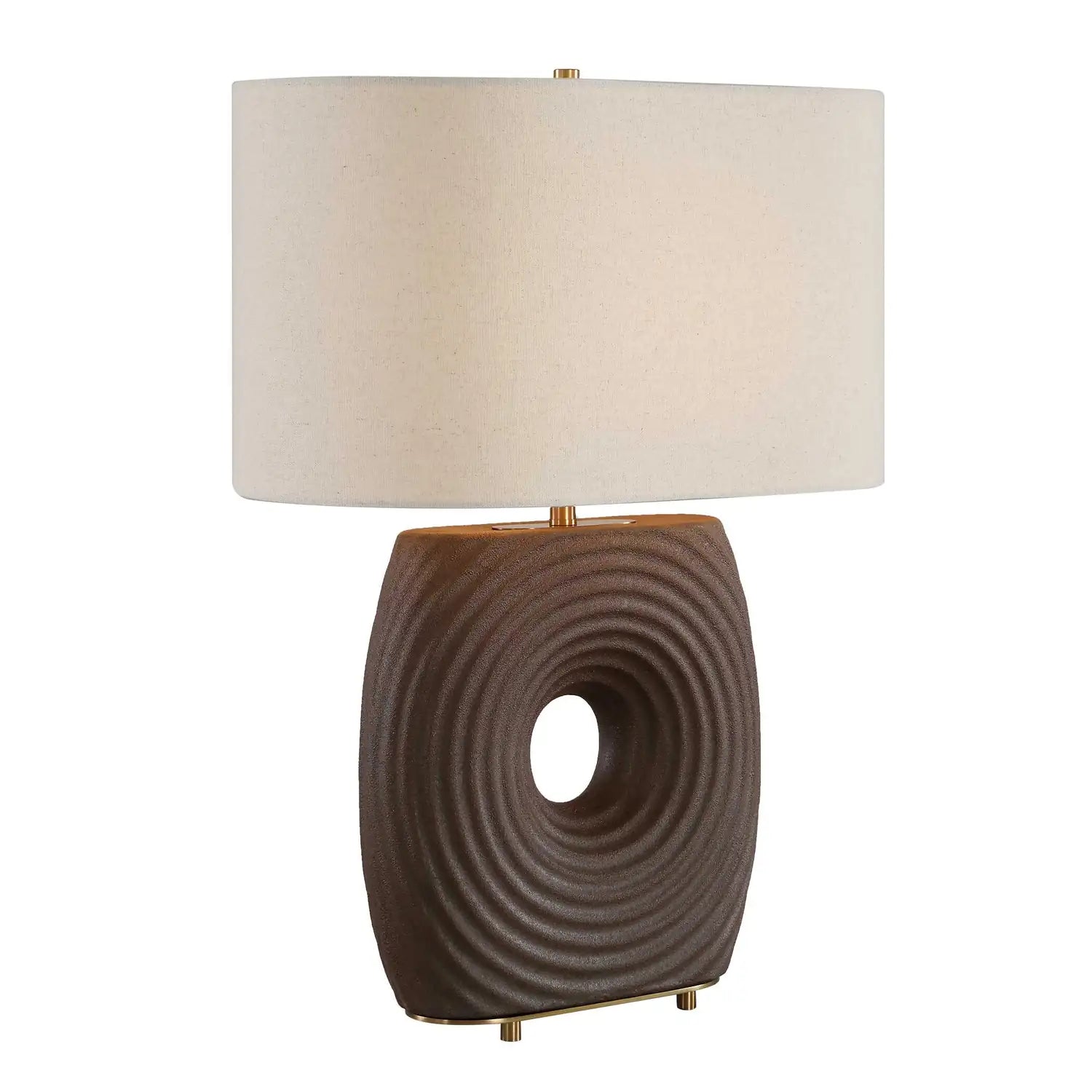 UTTERMOST Geno Concentric Ribbed Table Lamp