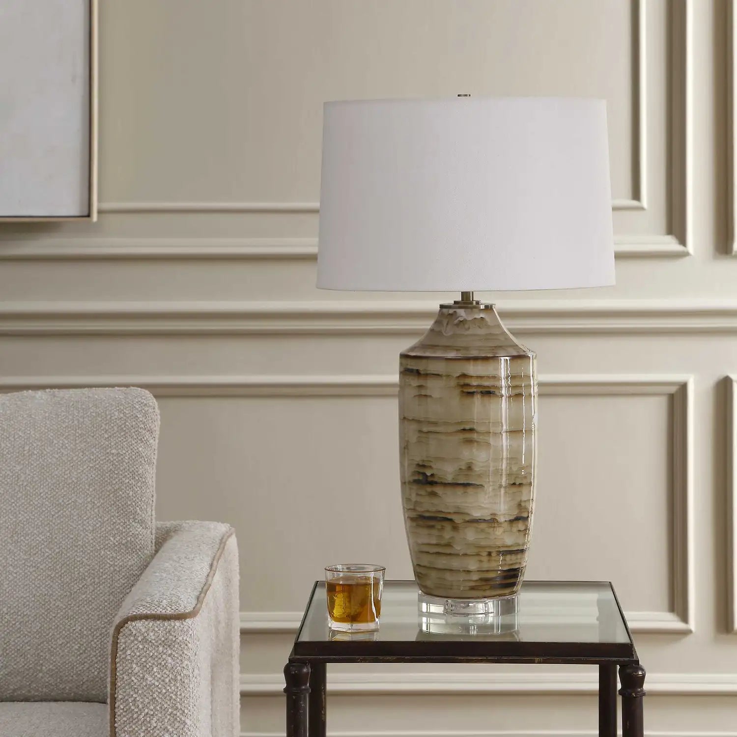 UTTERMOST Schneider Glazed Table Lamp