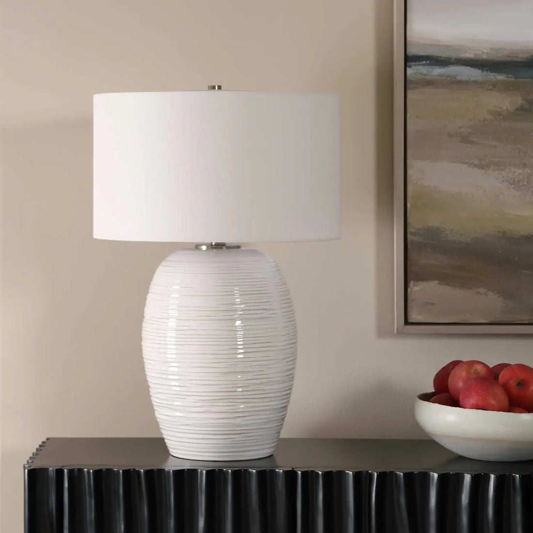 UTTERMOST Alkman Glaze Table Lamp