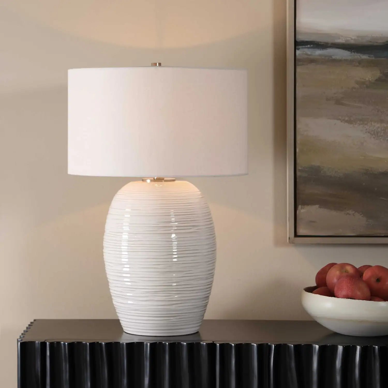UTTERMOST Alkman Glaze Table Lamp