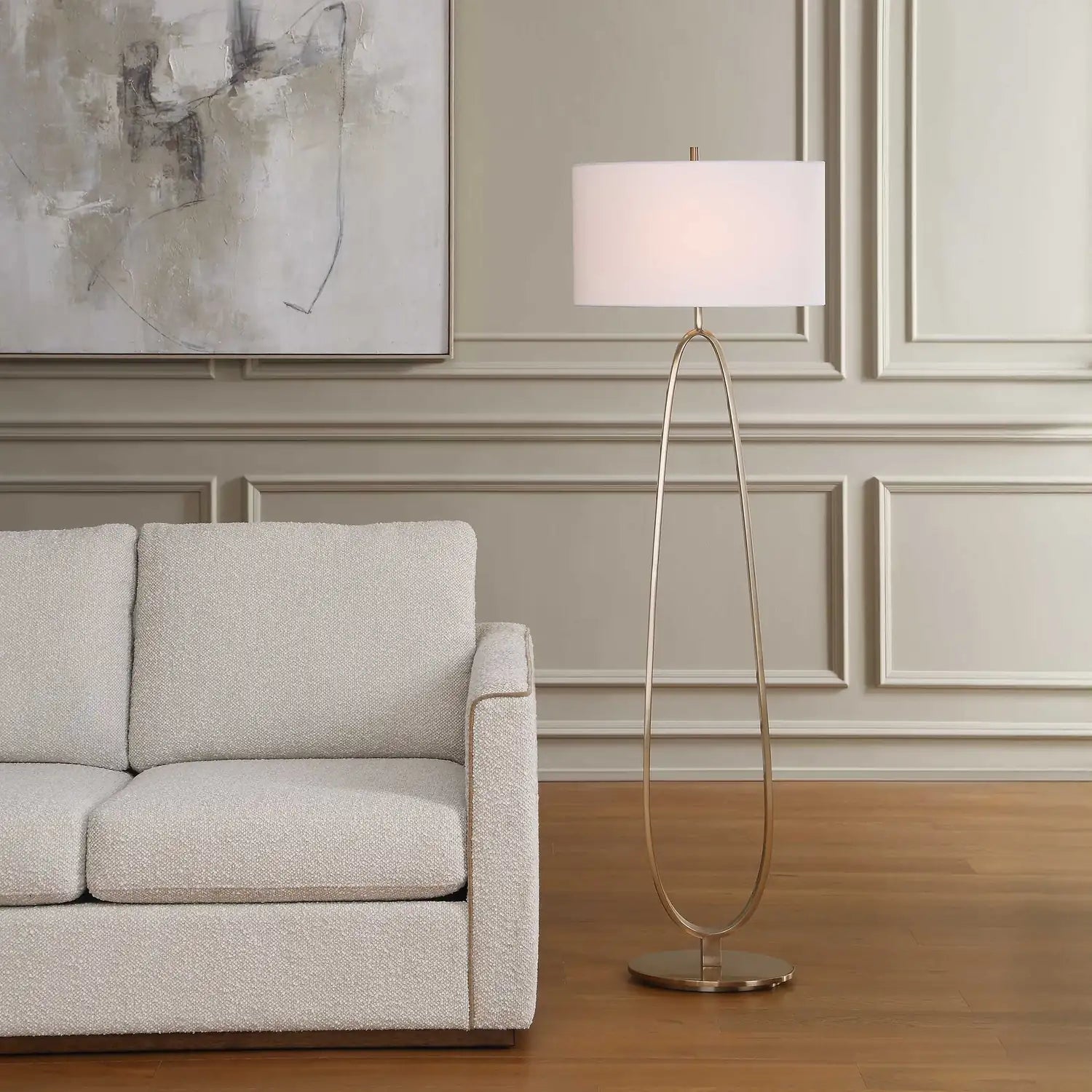 UTTERMOST Tordin Geometric Floor Lamp