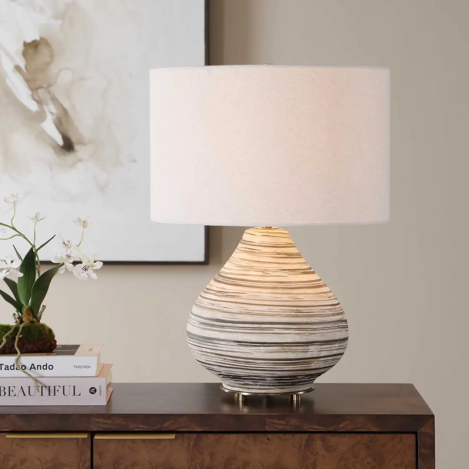 UTTERMOST Azura Horizontal Line Table Lamp