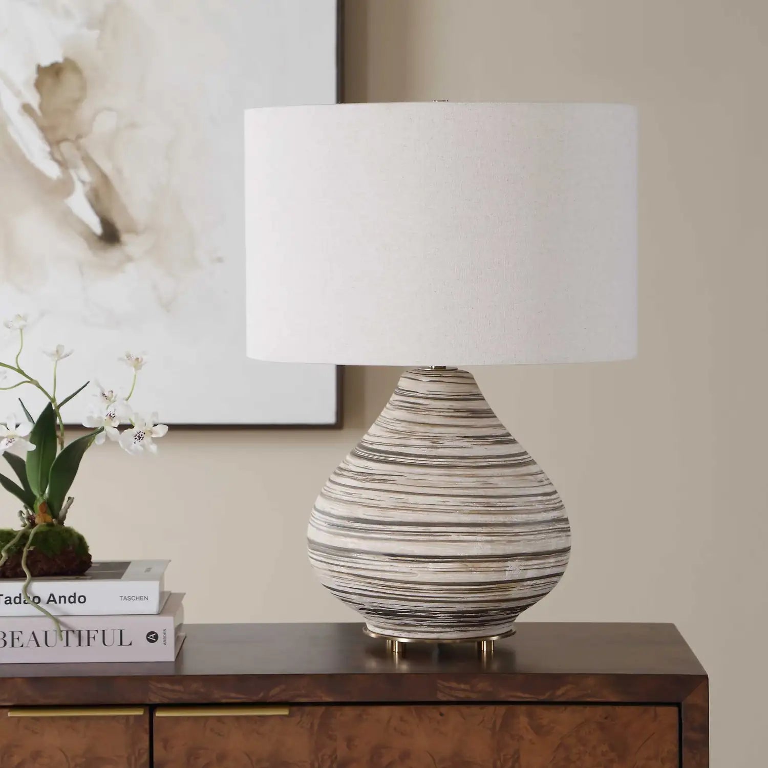 UTTERMOST Azura Horizontal Line Table Lamp