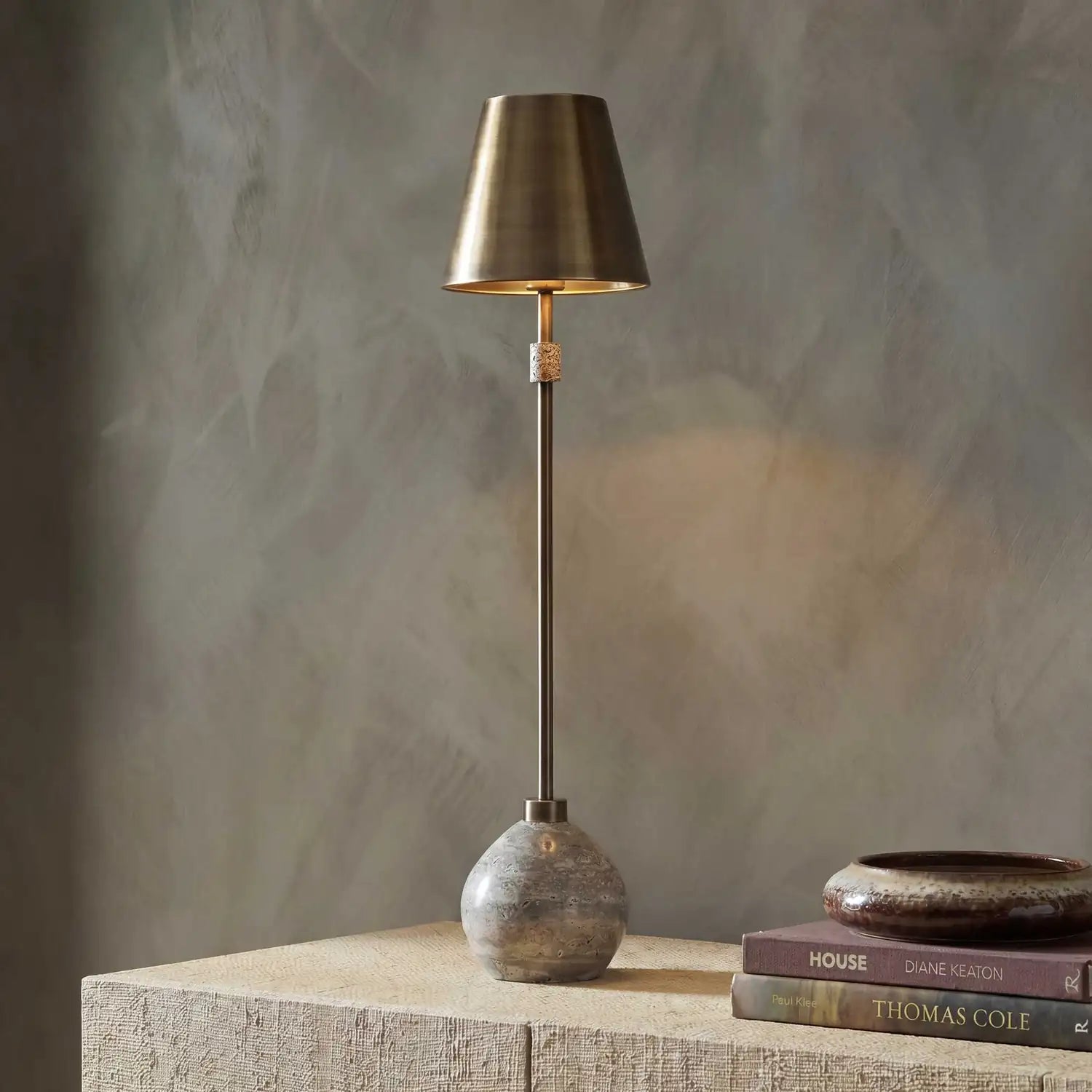 UTTERMOST Jaycee Travertine Buffet Lamp