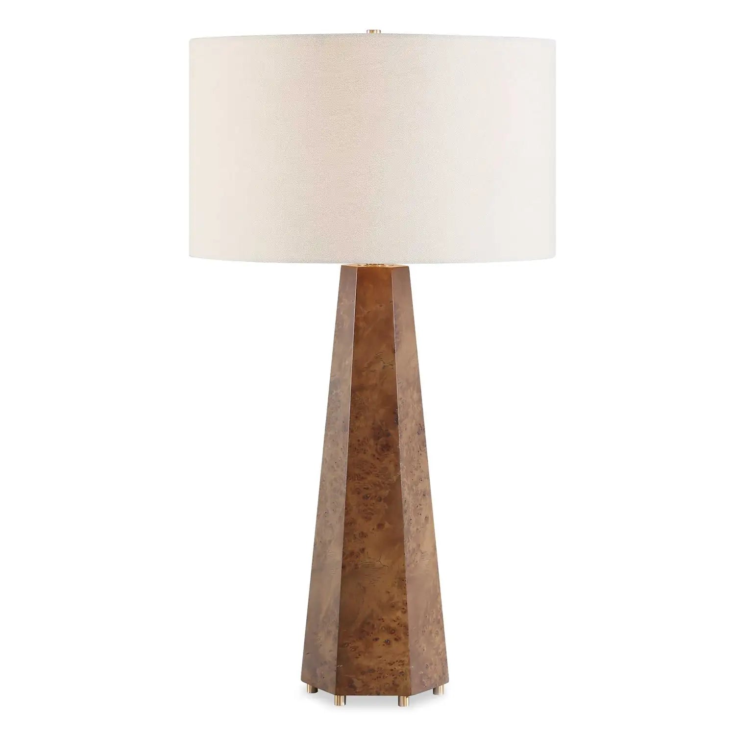 UTTERMOST McCaffrey Tapered Burl Table Lamp