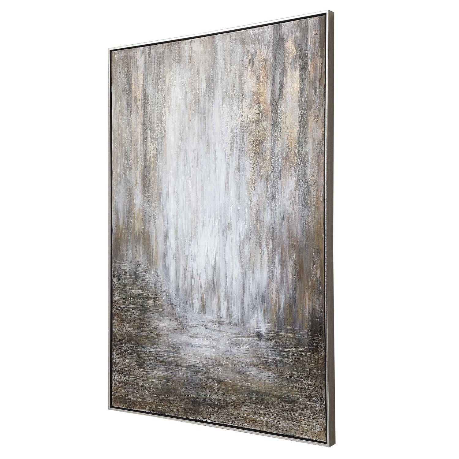 UTTERMOST DESERT RAIN HAND PAINTED ABSTRACT ART - Art