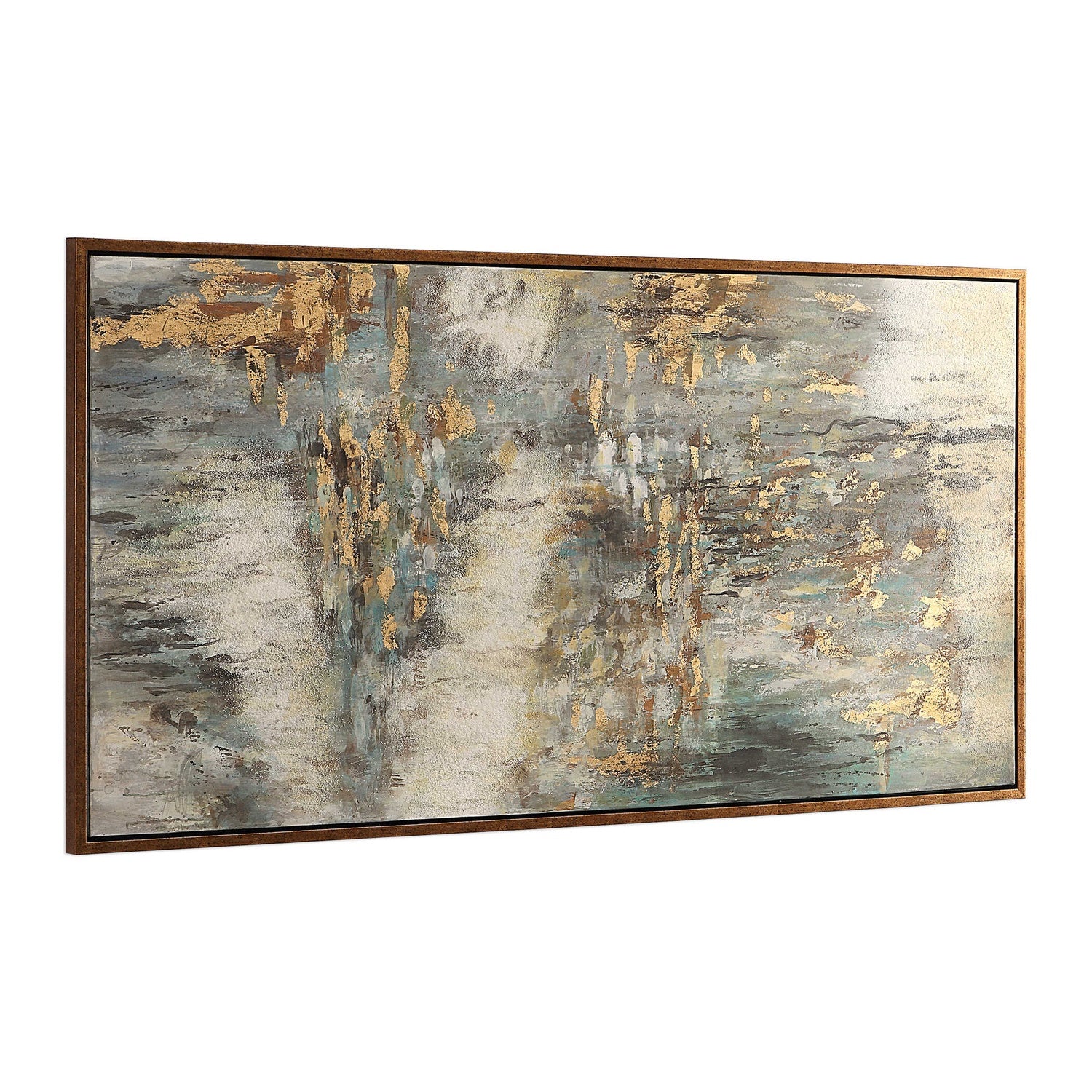 UTTERMOST BEHIND THE FALLS ABSTRACT ART - Art