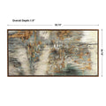 UTTERMOST BEHIND THE FALLS ABSTRACT ART - Art