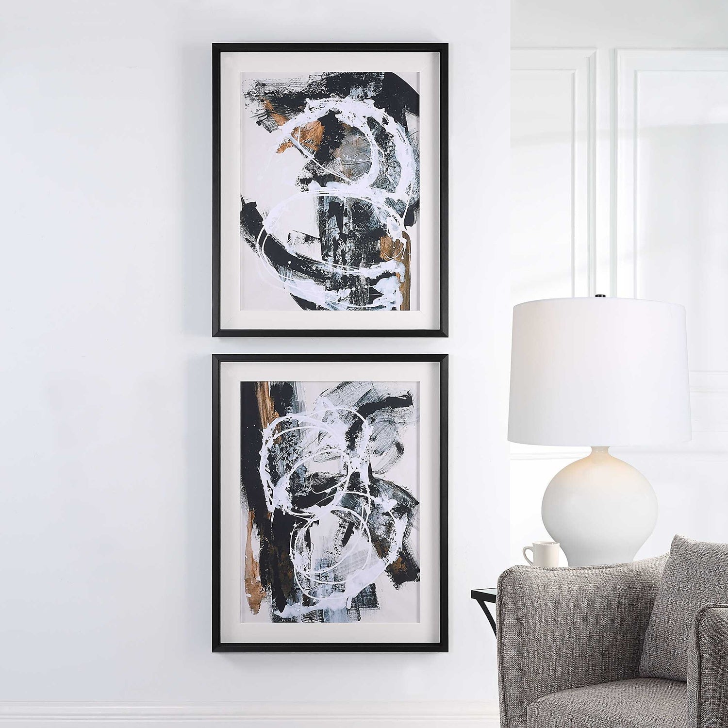 UTTERMOST WINTERLAND ABSTRACT PRINTS - Art