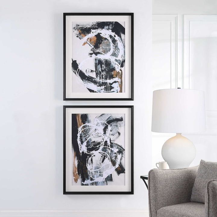 UTTERMOST WINTERLAND ABSTRACT PRINTS - Art