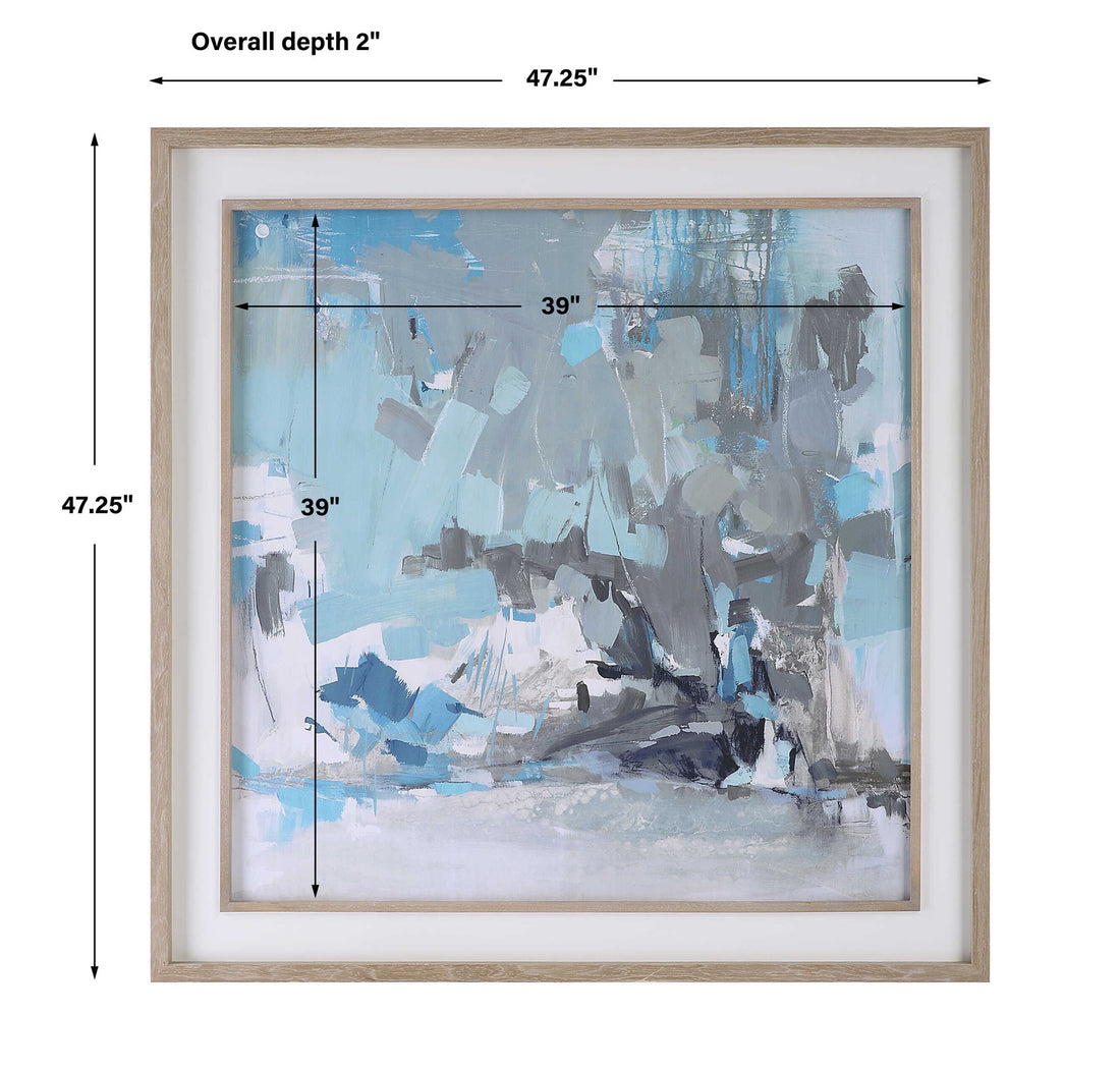UTTERMOST MISTY MOONLIGHT ABSTRACT FRAMED PRINT - Art