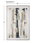 UTTERMOST Placidity Hand Painted Abstract Art - Art