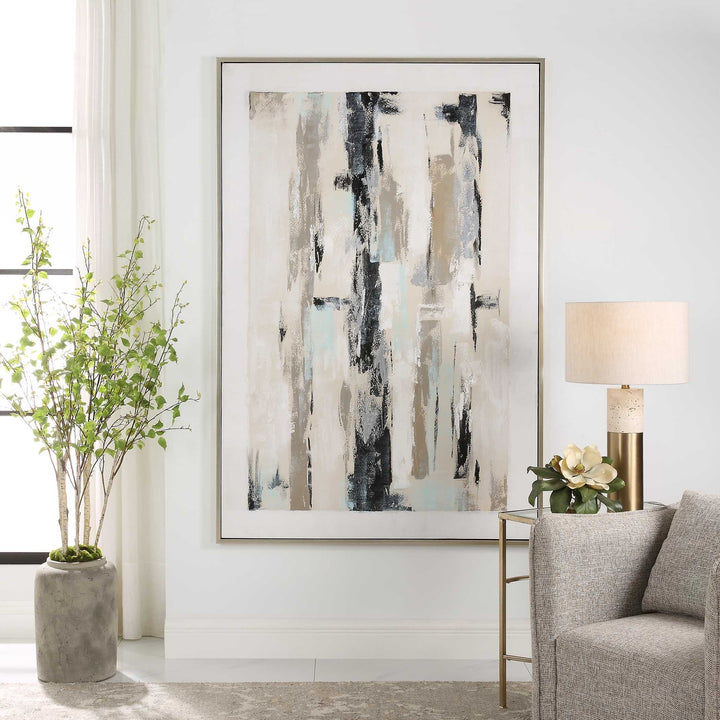 UTTERMOST PLACIDITY HAND PAINTED ABSTRACT ART - Art