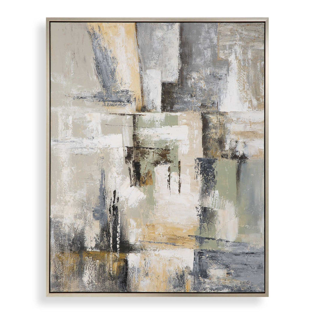 UTTERMOST INTUITION HAND PAINTED ABSTRACT ART - Art