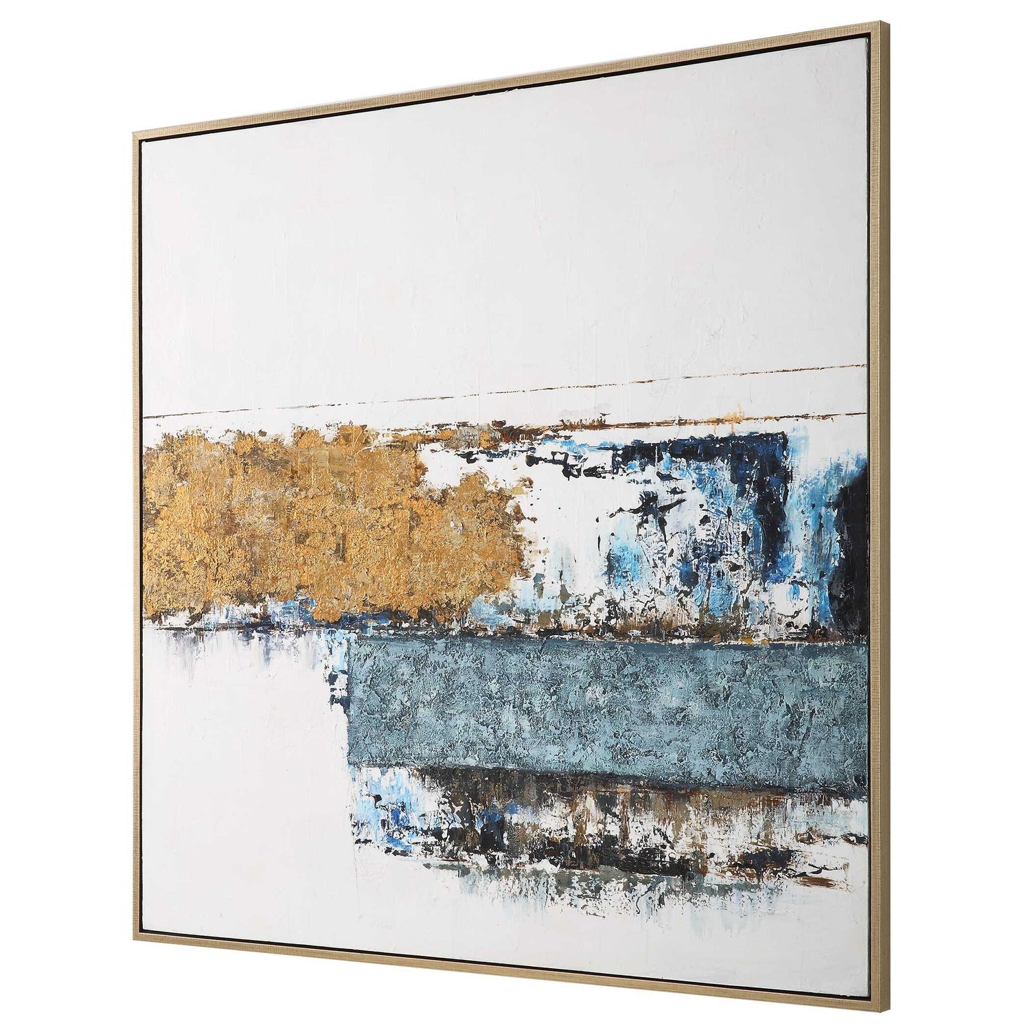 UTTERMOST STACKED AGAINST HAND PAINTED CANVAS - Art