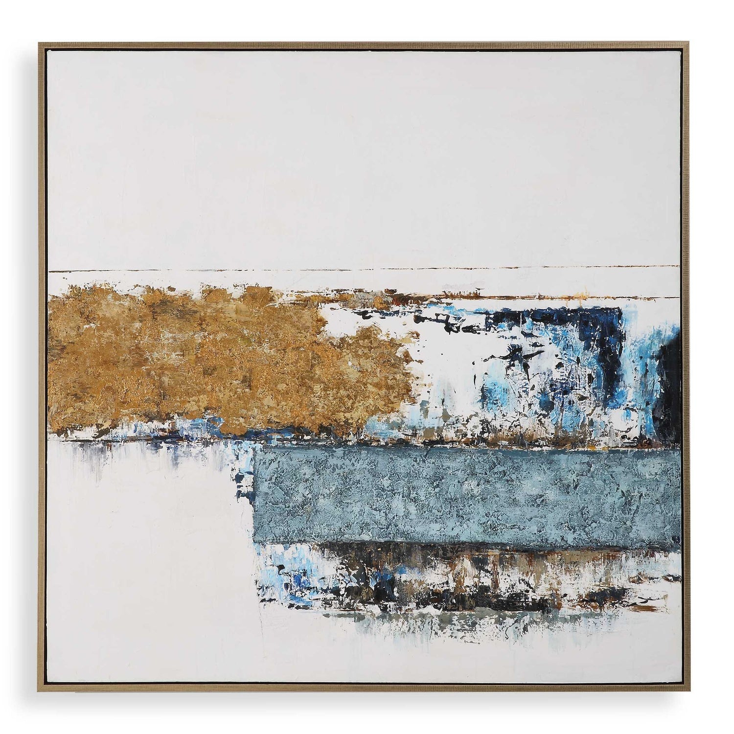 UTTERMOST STACKED AGAINST HAND PAINTED CANVAS - Art