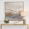 UTTERMOST Storm Clouds Abstract Hand Painted Art - Art