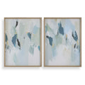 UTTERMOST Seabreeze Abstract Framed Canvas Prints Set Of 2 - Art