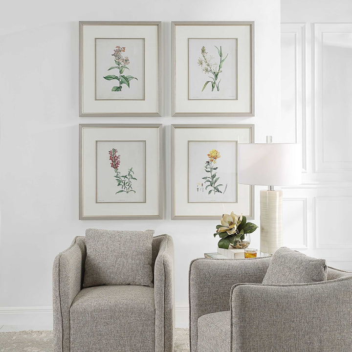 UTTERMOST HEIRLOOM BLOOMS STUDY FRAMED PRINTS - Art