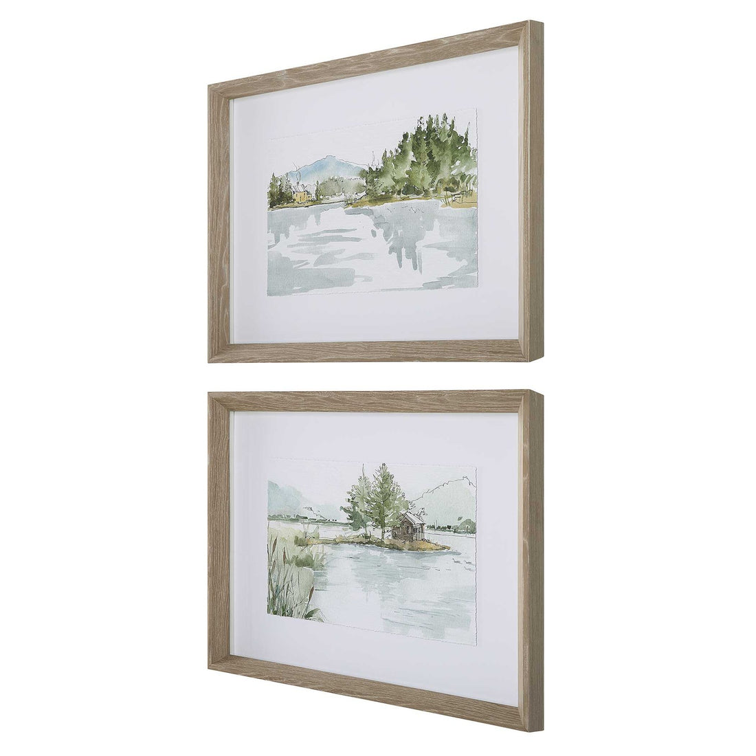 UTTERMOST SERENE LAKE FRAMED PRINTS - Art