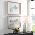 UTTERMOST Serene Lake Framed Prints Set Of 2 - Art