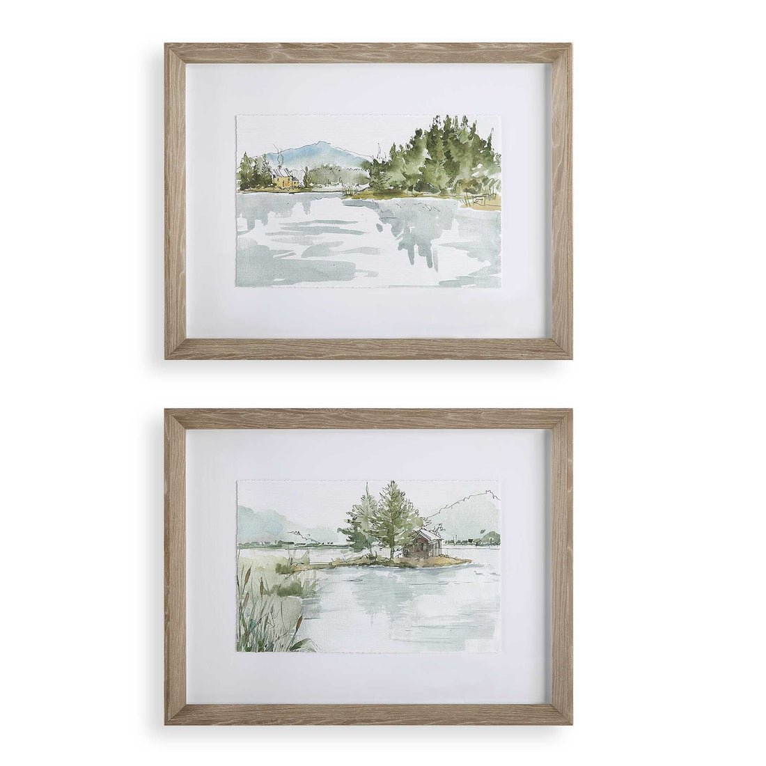 UTTERMOST SERENE LAKE FRAMED PRINTS - Art