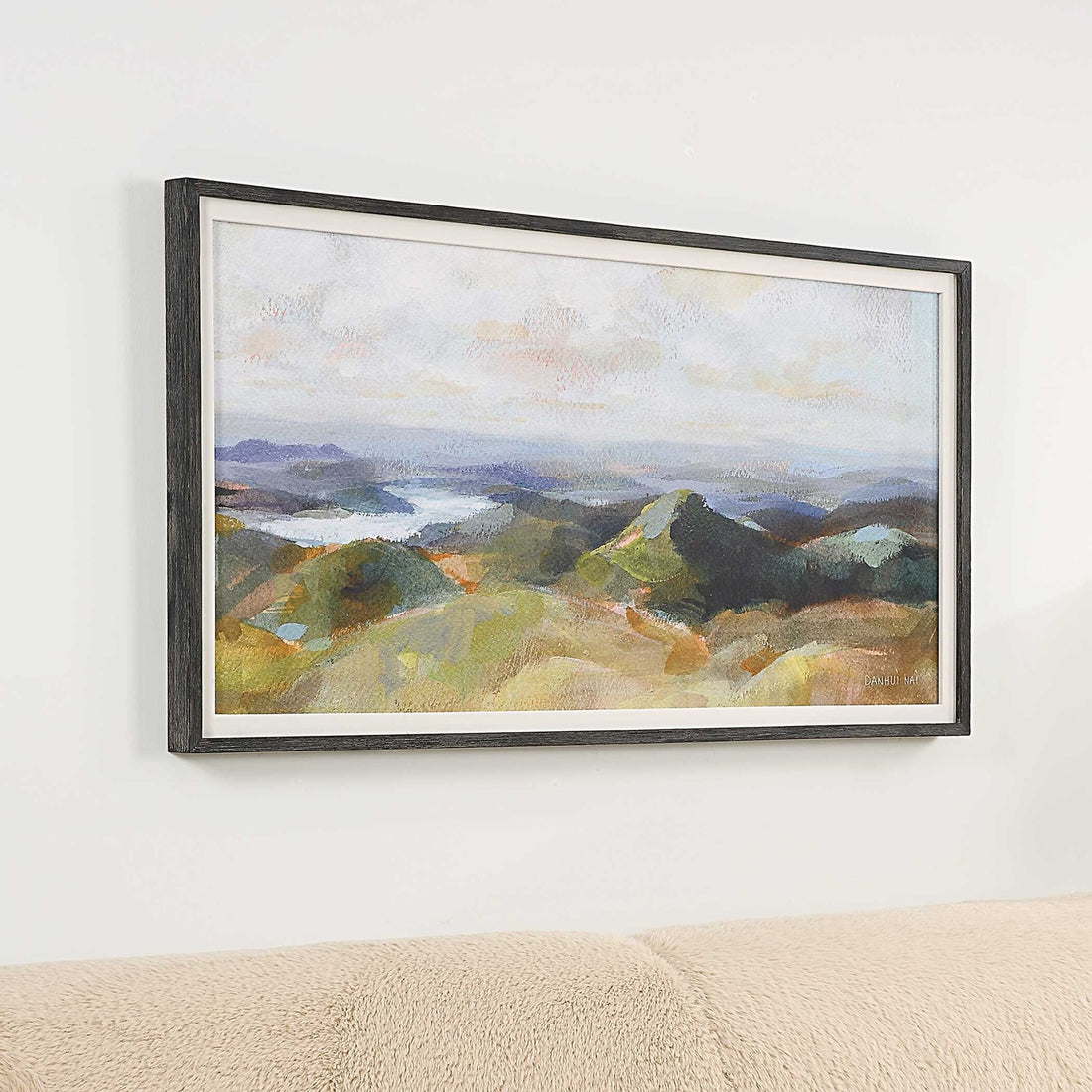 UTTERMOST Above The Lakes Framed Landscape Print - Art