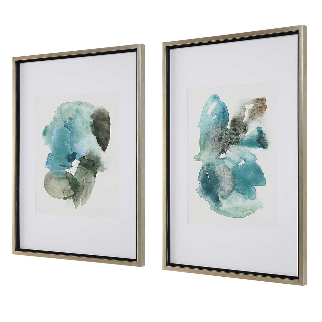 UTTERMOST Blueprints Watercolor Prints Set Of 2 - Art