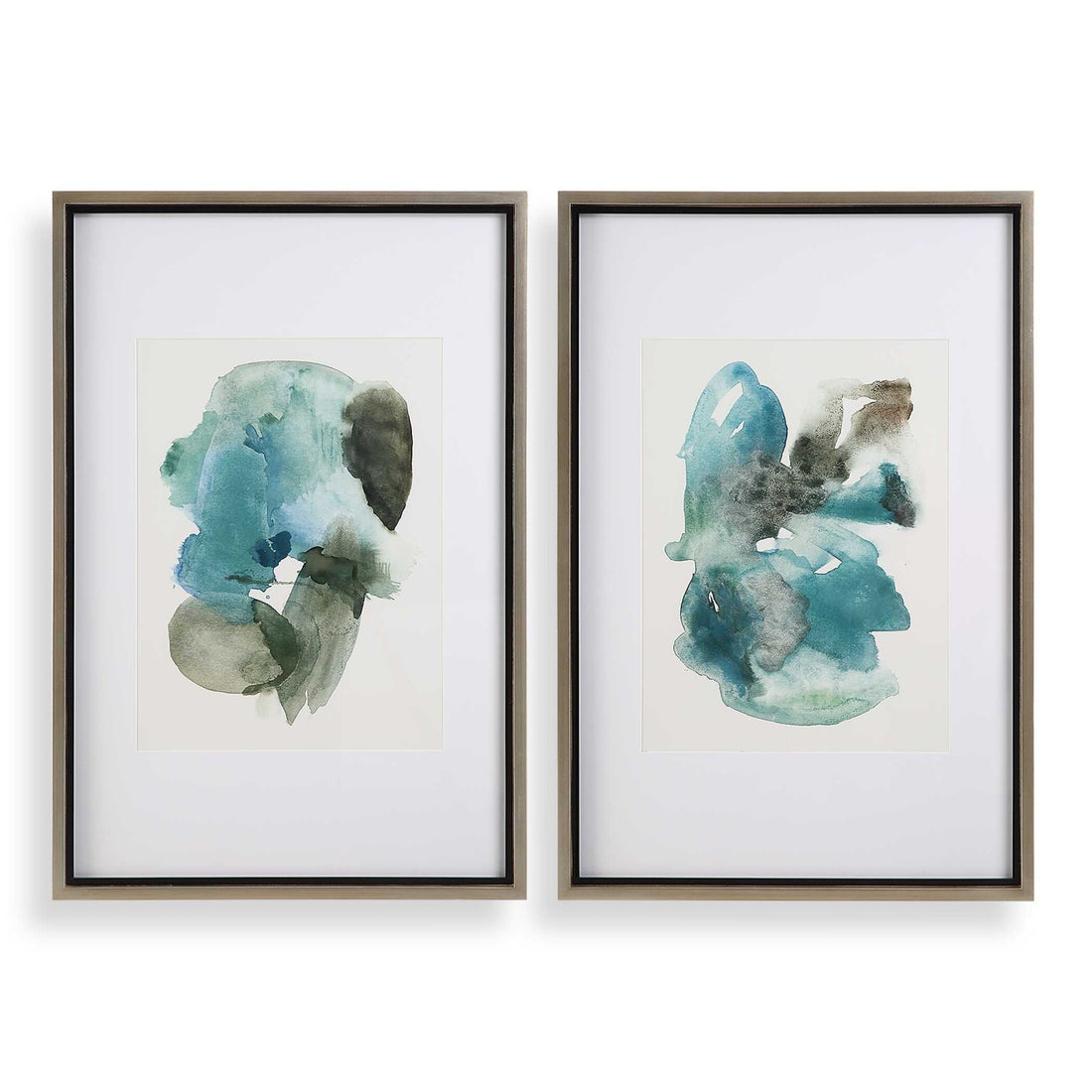 UTTERMOST Blueprints Watercolor Prints Set Of 2 - Art