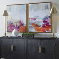 UTTERMOST COLOR THEORY FRAMED ABSTRACT ART - Art