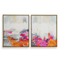 UTTERMOST COLOR THEORY FRAMED ABSTRACT ART - Art
