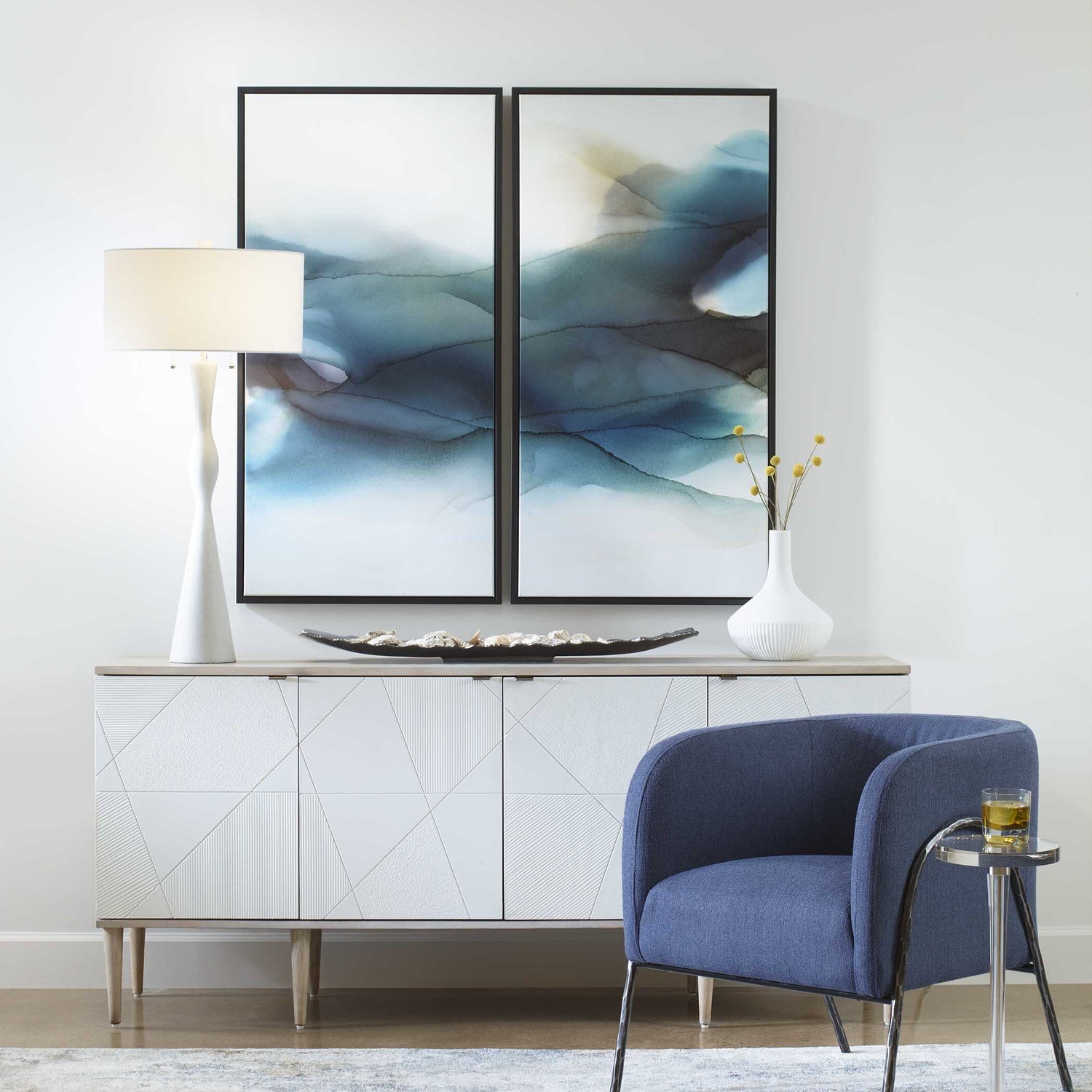 UTTERMOST SEPTEMBER DESERT MODERN WATERCOLOR ART - Art