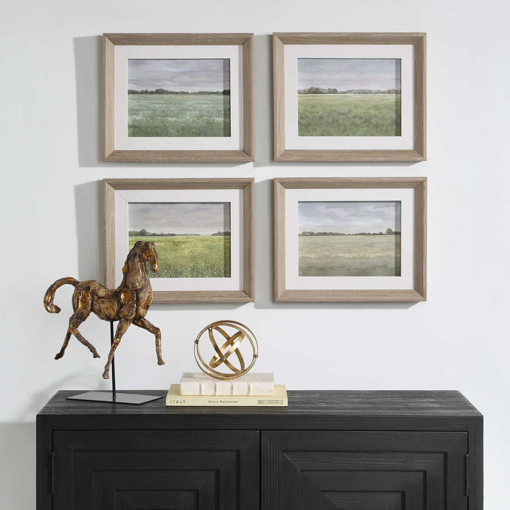 UTTERMOST Quiet Meadows Framed Prints Set Of 4 - Art