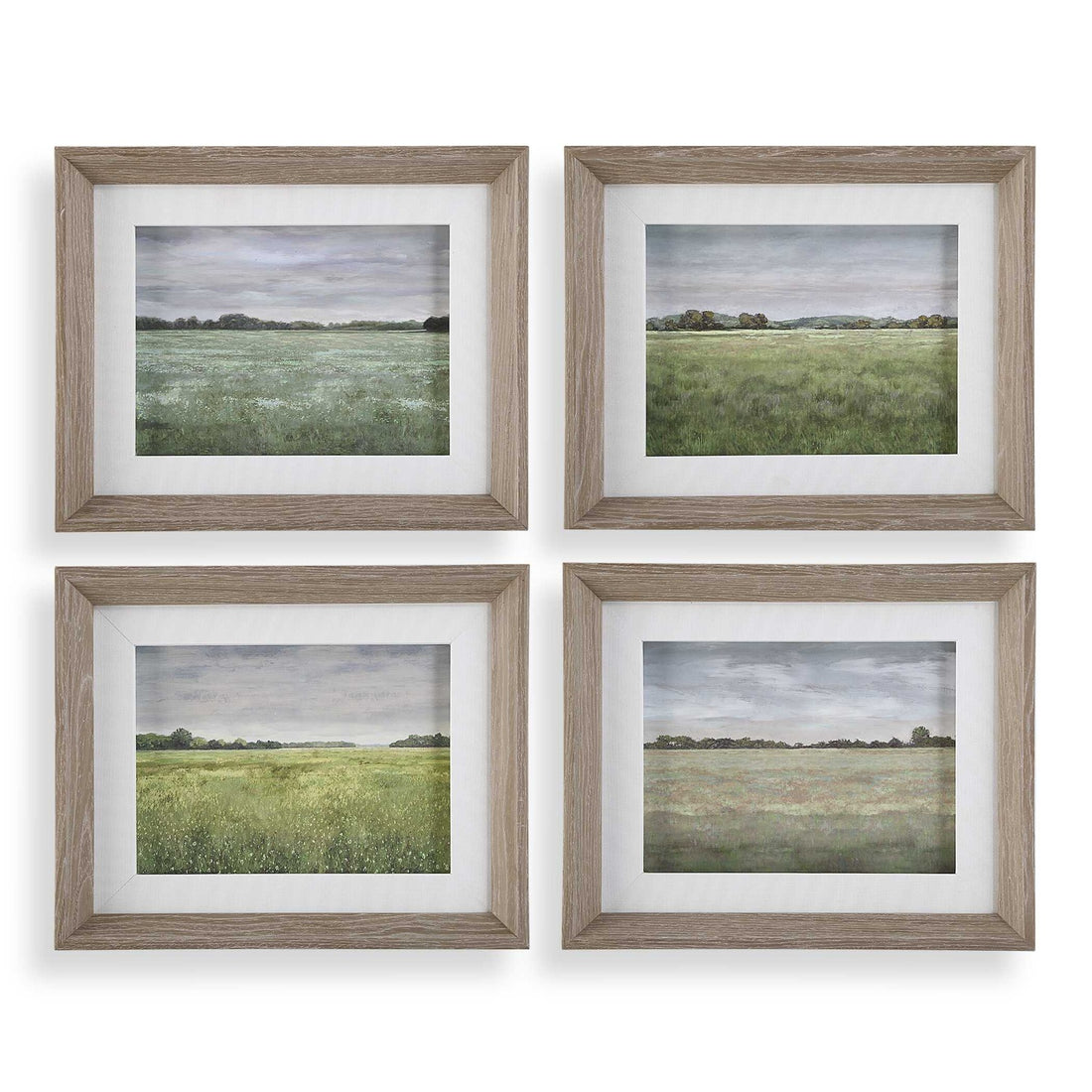 UTTERMOST Quiet Meadows Framed Prints Set Of 4 - Art
