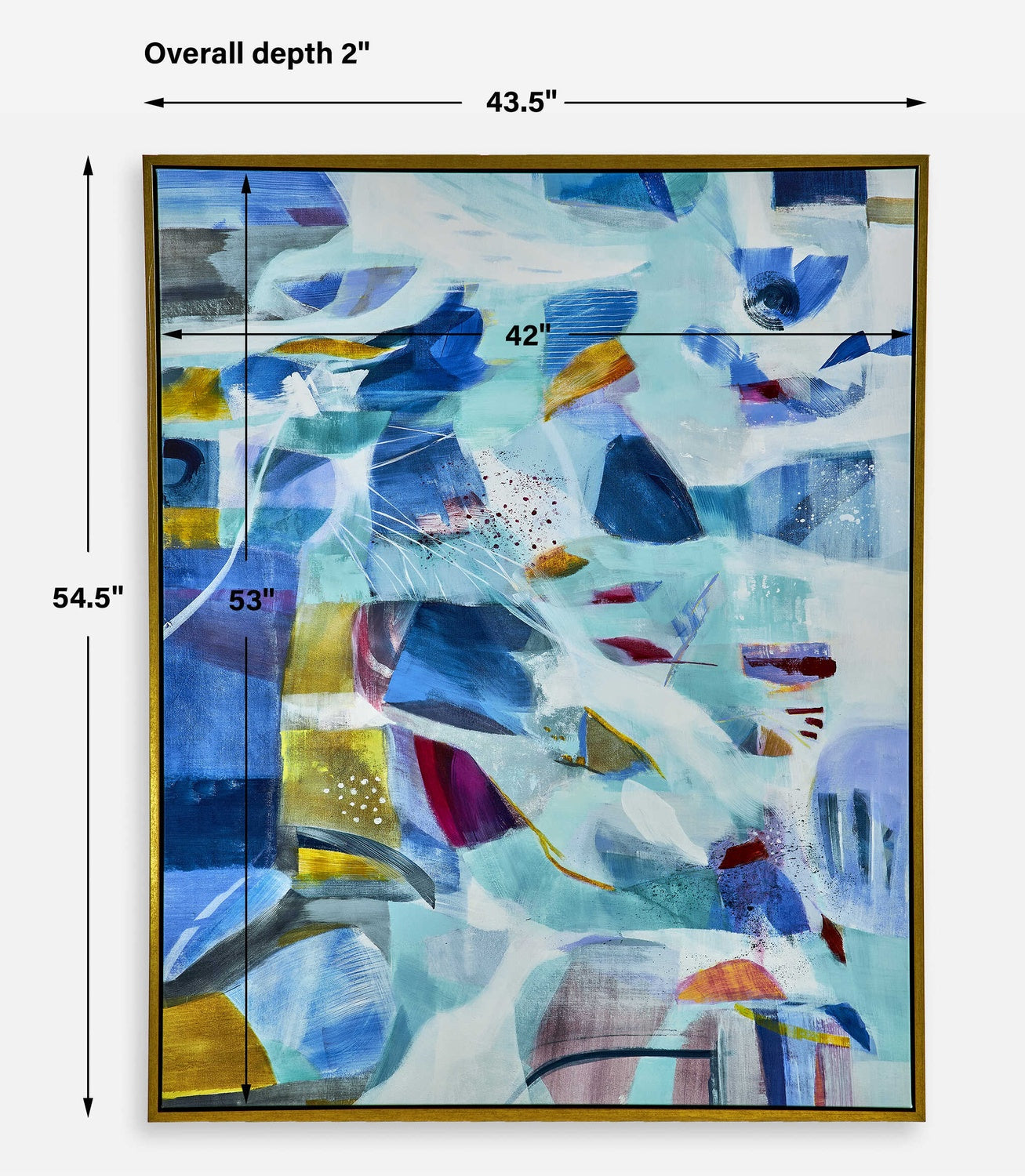 UTTERMOST THE STORY OF WATER ABSTRACT ART - Art