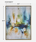 UTTERMOST EXCURSION FRAMED ABSTRACT ART - Art