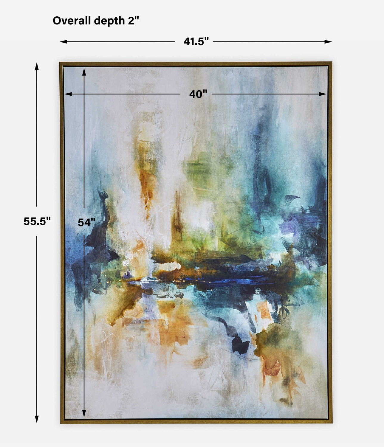 UTTERMOST EXCURSION FRAMED ABSTRACT ART - Art