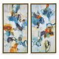 UTTERMOST CASUAL MOMENTS FRAMED ABSTRACT ART - Art