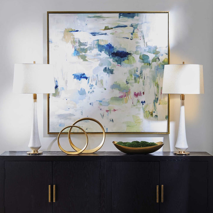 UTTERMOST ABSTRACT REFLECTIONS FRAMED CANVAS - Art