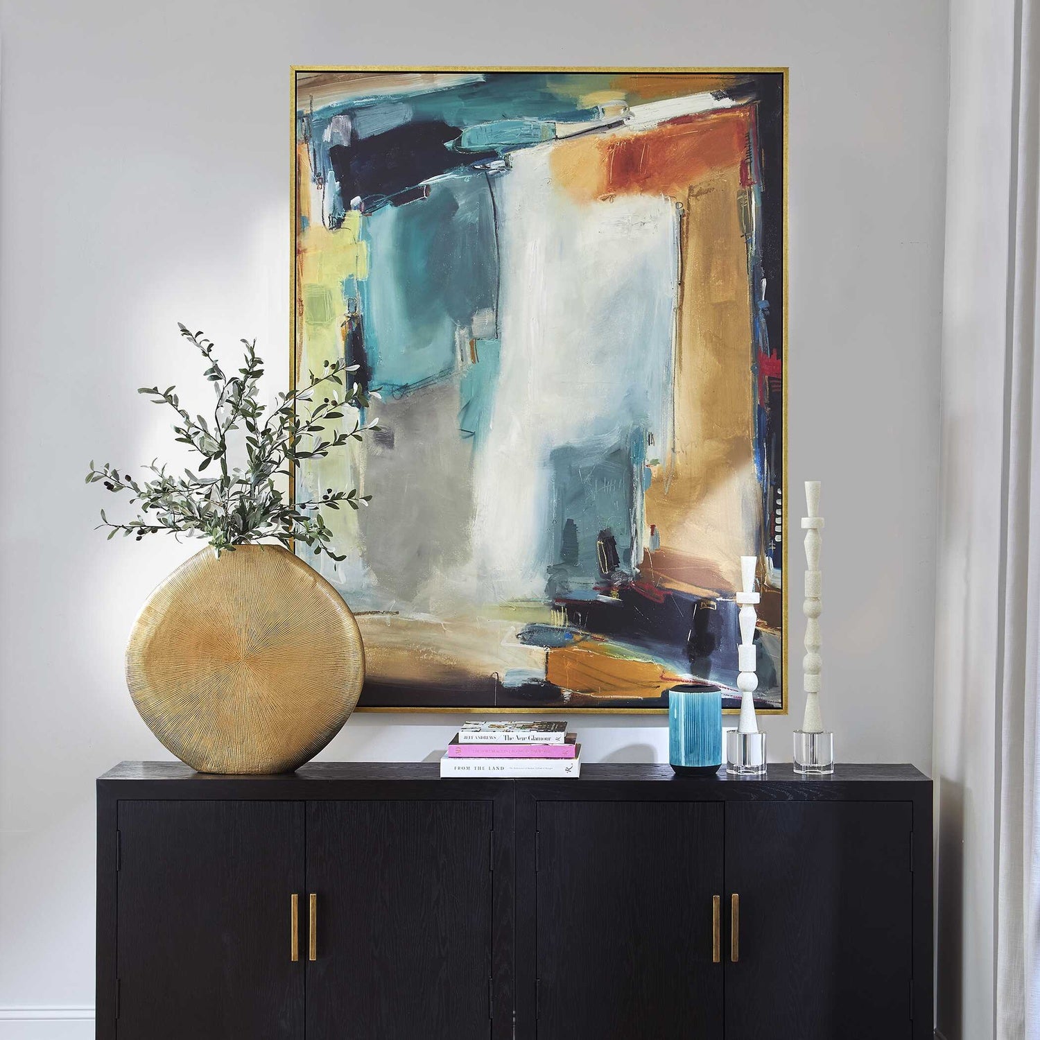 UTTERMOST PAINTERS HIGH REVISITED FRAMED ABSTRACT ART - Art