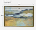 UTTERMOST FOLDED HILLS FRAMED LANDSCAPE ART - Art