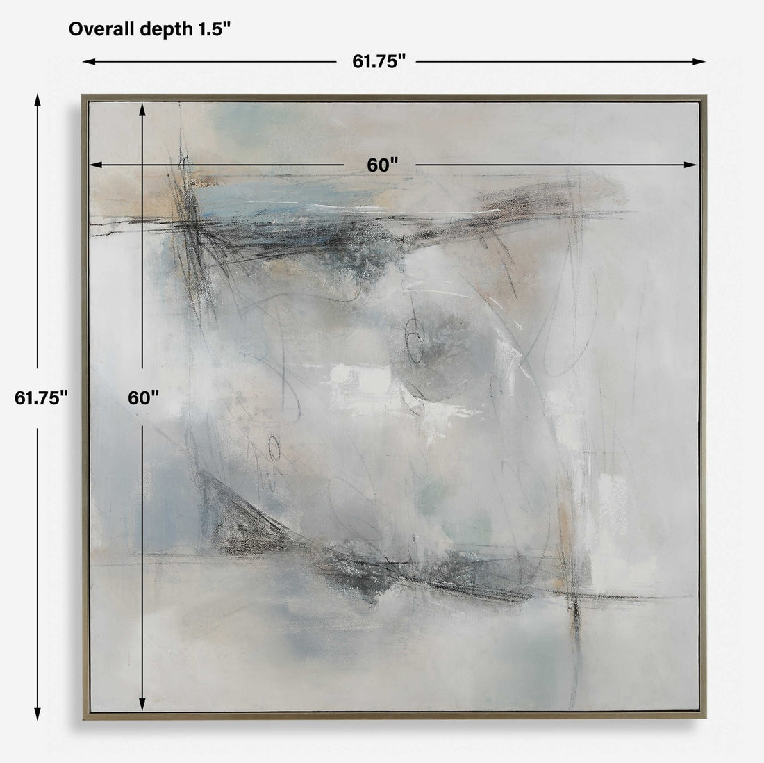 UTTERMOST CONTORT HAND PAINTED ABSTRACT ART - Art