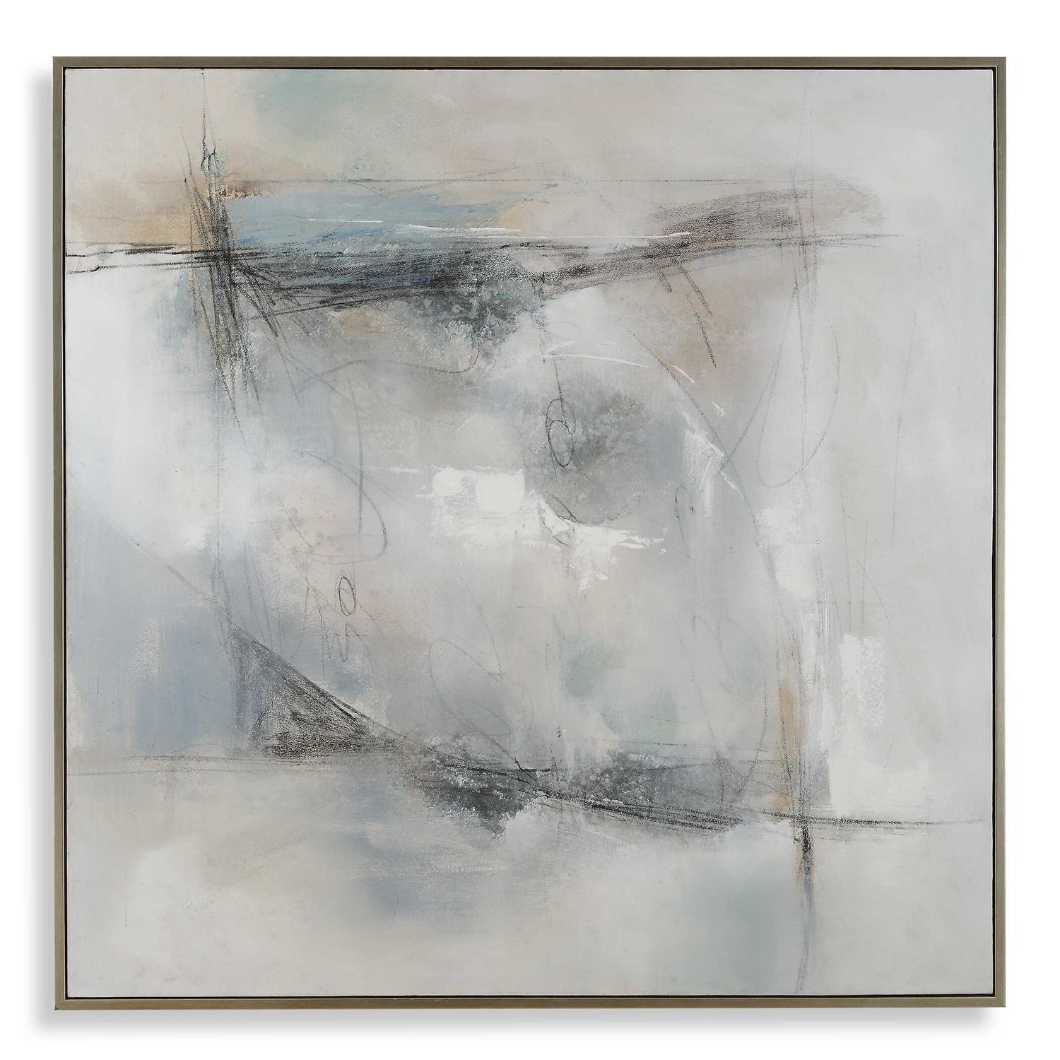 UTTERMOST Contort Hand Painted Abstract Art - Art