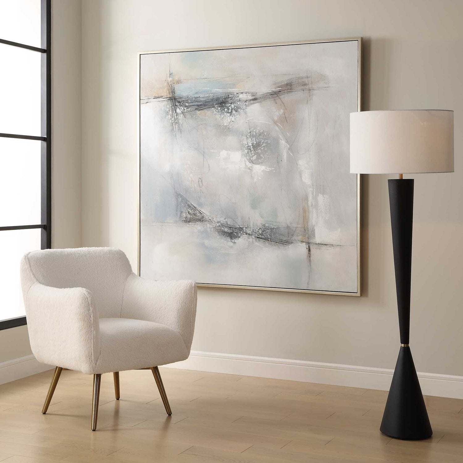 UTTERMOST Contort Hand Painted Abstract Art - Art