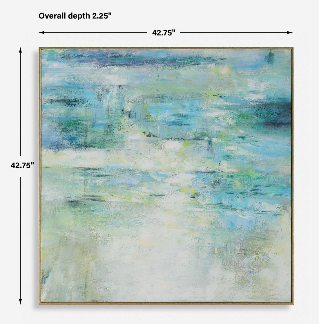 UTTERMOST BLISSFUL HAND PAINTED ABSTRACT ART - Art