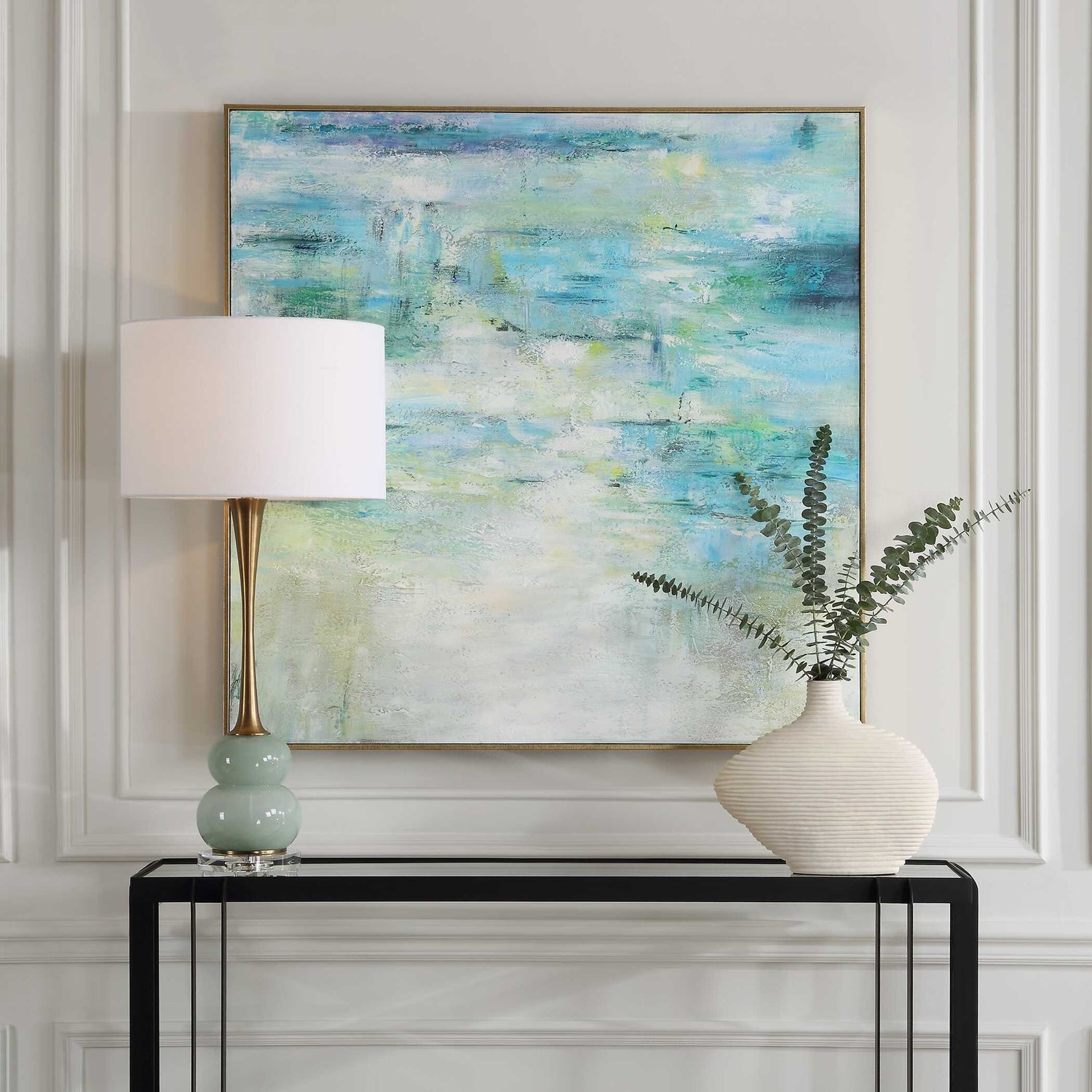 UTTERMOST BLISSFUL HAND PAINTED ABSTRACT ART - Art