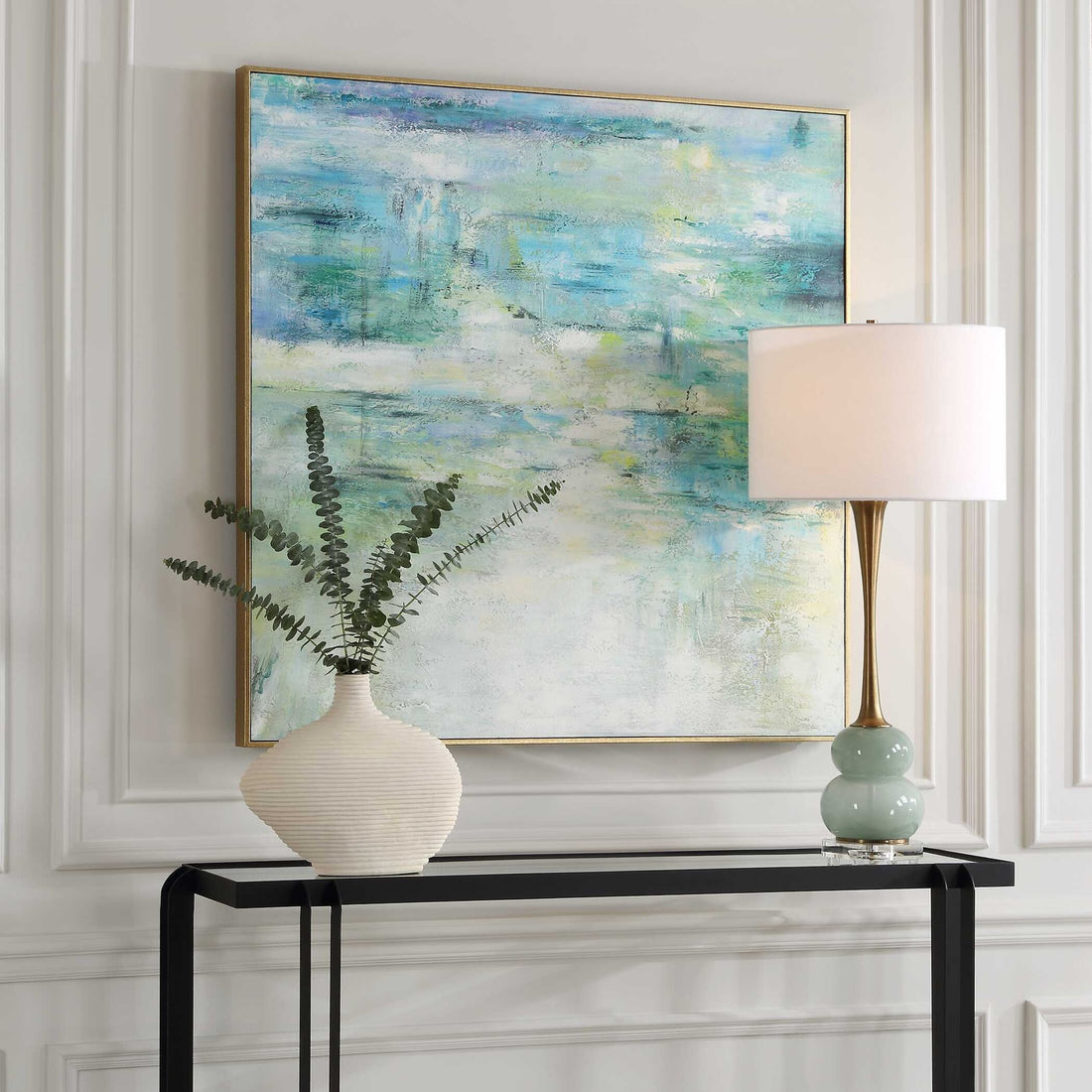 UTTERMOST Blissful Hand Painted Abstract Art - Art