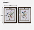 UTTERMOST Delicate Flowers Framed Prints Set Of 2 - Art