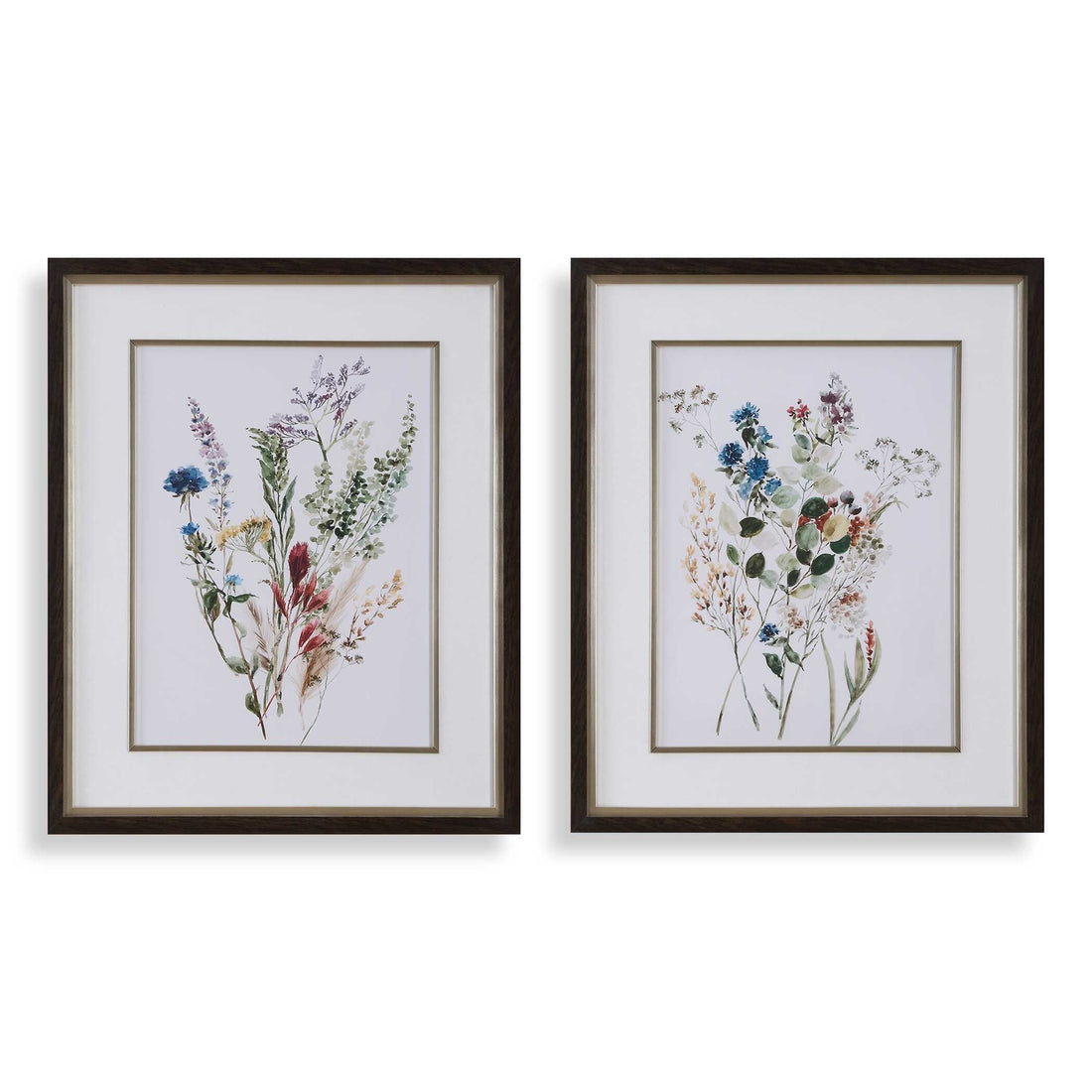 UTTERMOST Delicate Flowers Framed Prints Set Of 2 - Art
